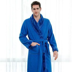 Royal Blue Bathrobe