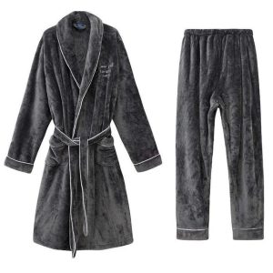 Men's Soft Fleece Robe