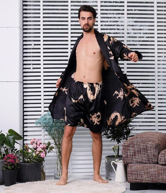 Men's Pajamas and Robe - Image 2