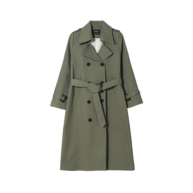 Khaki Grunge Coat - Image 2