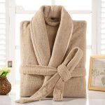 Men's Beige Bathrobe