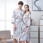 Japanese-Print Bathrobe
