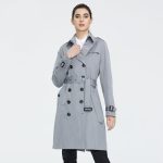 Wrap-style pea coat
