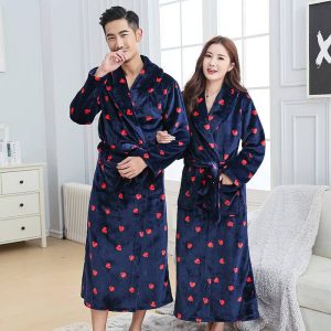 Men's Printed Bathrobe