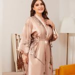 Women's Plus-Size Kimono Robe