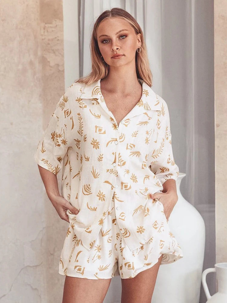 Women's "Gardenia" 2-Piece Pajama Set - Image 2