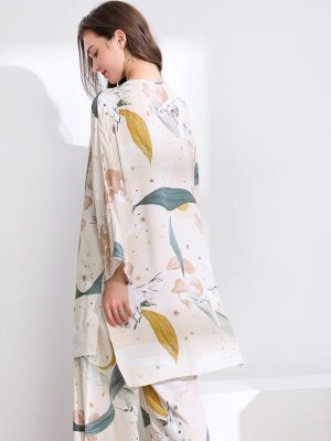 "Spring Zephyr" Satin Pajamas