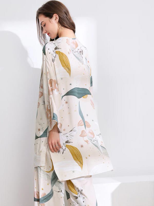 "Spring Zephyr" Satin Pajamas