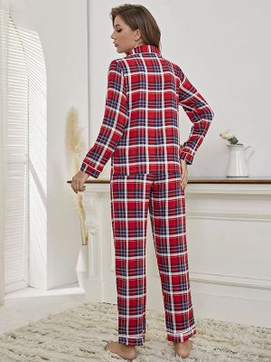 "Dream Night" Women's Plaid Pajamas