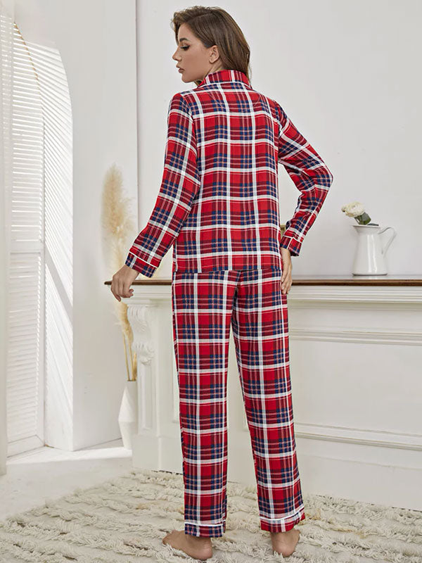 "Dream Night" Women's Plaid Pajamas