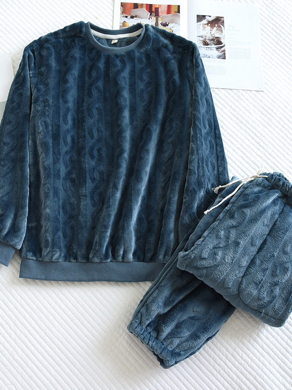 "Flannel Cocoon" Warm Flannel Pajamas for Women - Image 4