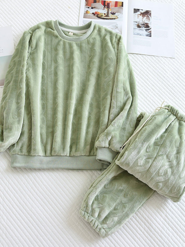 "Flannel Cocoon" Warm Flannel Pajamas for Women - Image 2