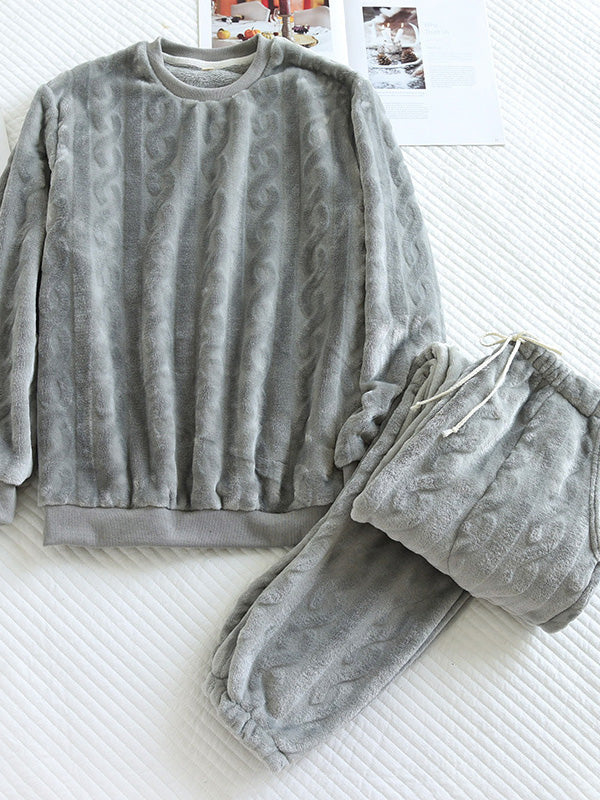 "Flannel Cocoon" Warm Flannel Pajamas for Women - Image 5