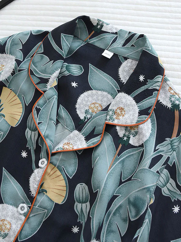 Women's Comfortable 2-Piece "Secret Garden" Pajamas