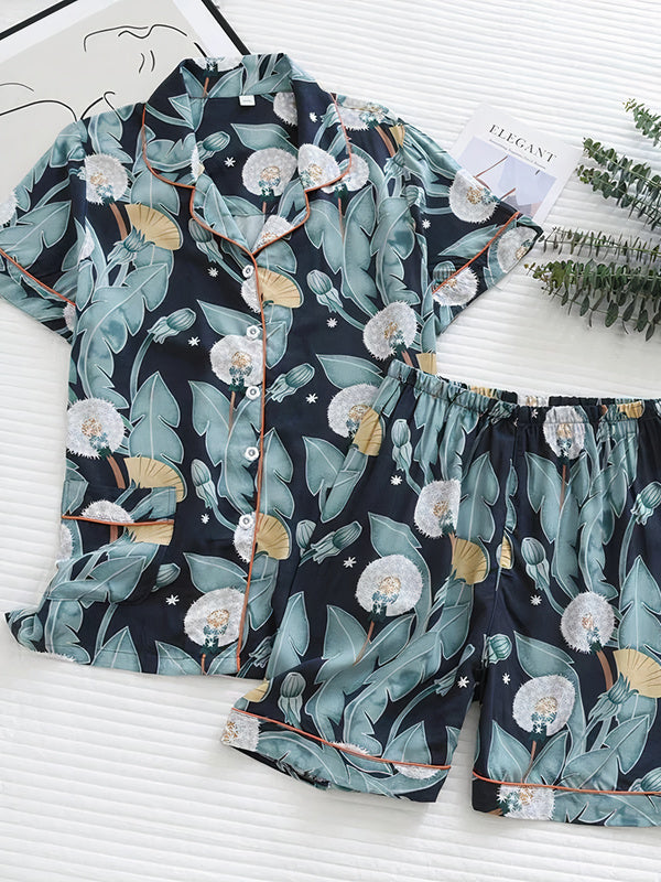 Women's Comfortable 2-Piece "Secret Garden" Pajamas - Image 2