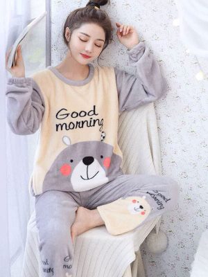 Women's Soft Fleece Pajamas "Snow Cocoon"