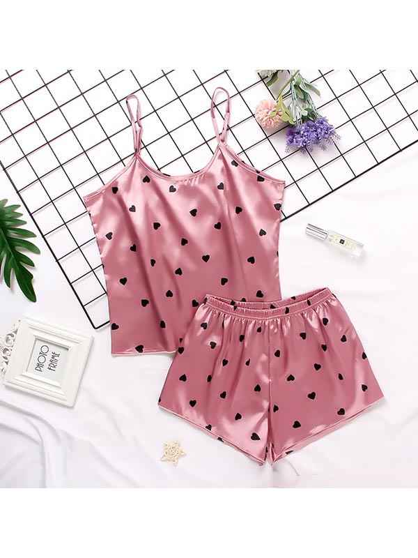 "Dew of Love" Satin Pajamas