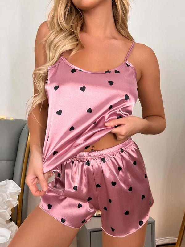 "Dew of Love" Satin Pajamas - Image 2