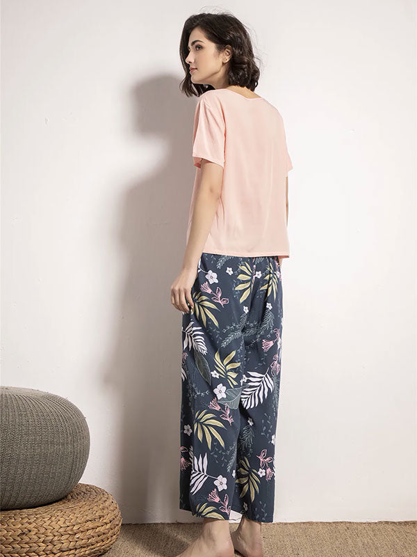 Women's 2-Piece "Floral Night" Pajamas