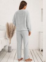 Women's Warm Grey "Eden Fleece" Pajamas