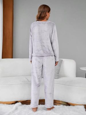 "Symphonie Cutie" Warm 2-Piece Women's Pajamas