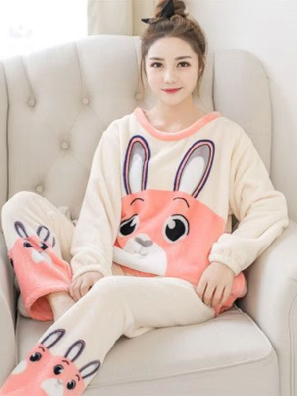 Women's "Cozy Snowflake" Winter Fleece Pajamas - Image 2