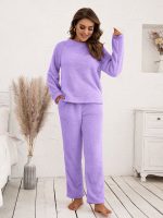 "Eden Fleece" Warm Winter Pajamas for Women