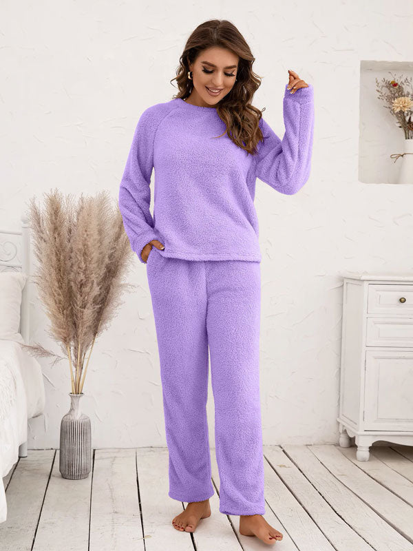 "Eden Fleece" Warm Winter Pajamas for Women
