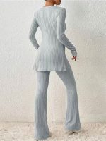 "Lunar Calm" Women's Grey Winter Pajamas