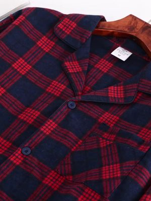 "Douceur de Nuit" Men's Plaid Pajamas