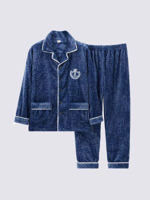 "Snow Glow" Warm Men's Pajamas