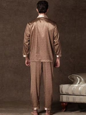 "Nocturnal Elegance" Classy Men's Pajamas