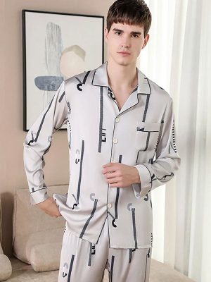 "Modern Comfort" Men's Satin Pajamas