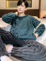 Men's "Boreal Snowflake" Fleece Pajamas