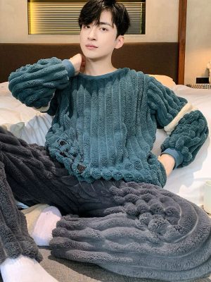 Men's "Boreal Snowflake" Fleece Pajamas