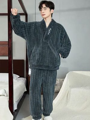 Men's Warm Fleece Pajamas "Cozy Fleece"