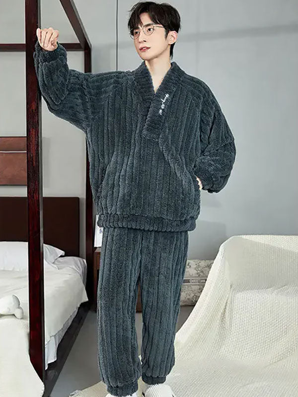Men's Warm Fleece Pajamas "Cozy Fleece"