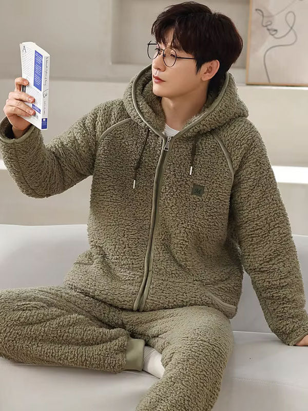 Men's Warm Winter Pajamas "Polar Wave" - Image 4