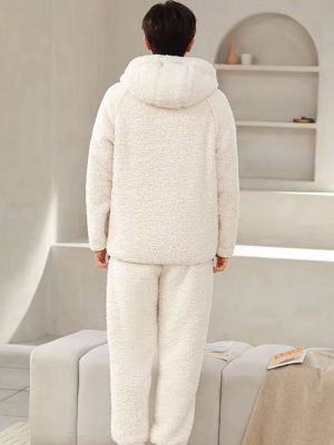 Men's Warm Winter Pajamas "Polar Wave"