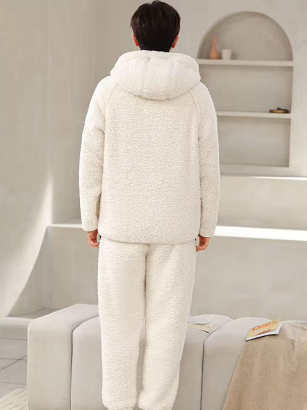 Men's Warm Winter Pajamas "Polar Wave"