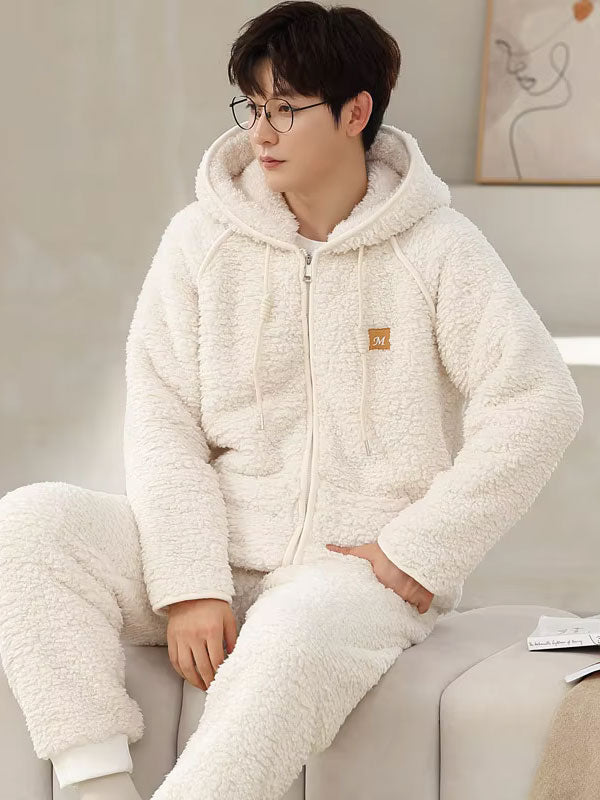 Men's Warm Winter Pajamas "Polar Wave" - Image 2