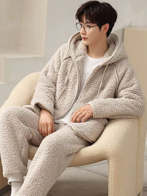 Men's Warm Winter Pajamas "Polar Wave" - Image 3