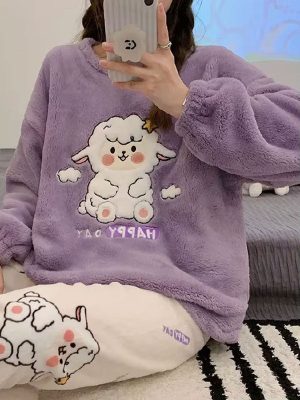 "Morning Adventure" Women's Fleece Pajamas