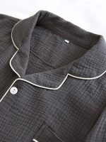 "Morning Mist" Charcoal Grey Cotton Men's Pyjamas