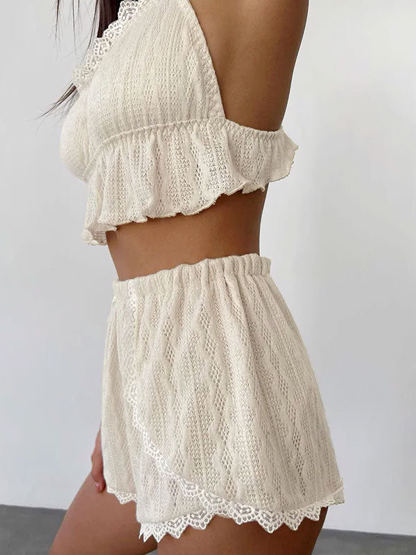 Pyjama Short Pour Femme 2 pièces "Cœur D'été" - Image 2