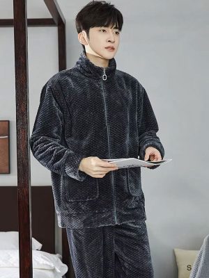 Men's "Snowy Breeze" Flannel Pajamas