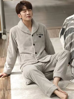 "Winter Cocoon" Men's Winter Pajamas