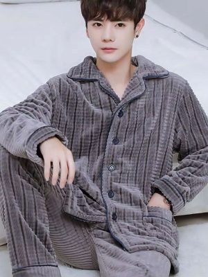 Men's "Winter Cascade" Winter Pajamas