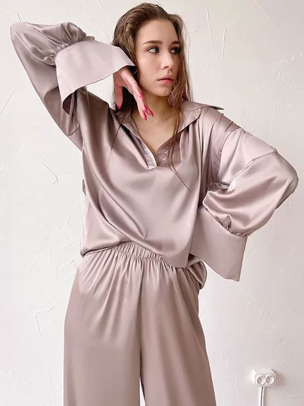 "Diamond Radiance" Women's Satin Pajamas