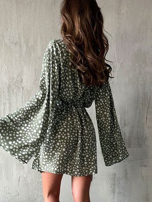 Women's Lightweight Robe "Softness Snowflake